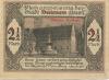 Dülmen - Stadt - 1.12.1921 - 2 1/2  Mark 