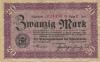Düsseldorf - Provinzialverband der Rheinprovinz - 20.10.1918 - 1.2.1919 - 20 Mark 