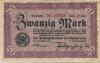 Düsseldorf - Provinzialverband der Rheinprovinz - 20.10.1918 - 1.2.1919 - 20 Mark 