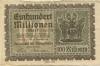 Düsseldorf - Landesbank der Rheinprovinz - 15.9.1923 - 100 Millionen Mark 