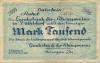 Düsseldorf - Landesbank der Rheinprovinz - 2.10.1922 - 1000 Mark 