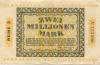 Düsseldorf - Landesbank der Rheinprovinz - 1.9.1923 - 2 Millionen Mark 