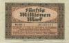 Düsseldorf - Kreis - 17.9.1923 - 50 Millionen Mark 