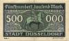 Düsseldorf - Stadt - 15.7.1923 - 500000 Mark 