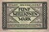 Düsseldorf - Stadt - 21.8.1923 - 5 Millionen Mark 