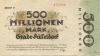 Düsseldorf - Stadt - 20.9.1923 - 500 Millionen Mark 