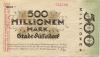 Düsseldorf - Stadt - 20.9.1923 - 1.4.1924 - 500 Millionen Mark 