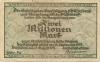 Düsseldorf - Arbeitgeber-Vereinigung für Düsseldorf und Umgegend eV - 13.8.1923 - 15.9.1923 - 2 Millionen Mark 