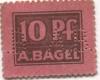 Düsseldorf - Bagel, A., Druckerei - -- - 10 Pfennig 