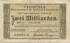 Düsseldorf - Phoenix AG für Bergbau und Hüttenbetrieb - 29.9.1923 - 2 Milliarden Mark