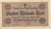 Duisburg - Stadt - 25.9.1923 - 100 Millionen Mark 
