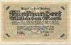 Duisburg - Stadt - 25.9.1923 - 500 Milliarden Mark 