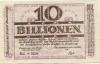 Duisburg - Stadt - 25.9.1923 - 10 Billionen Mark 