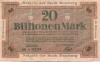 Duisburg - Stadt - 25.9.1923 - 20 Billionen Mark 