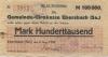 Ebersbach - Sparkasse - 3.8.1923 - 100000 Mark 