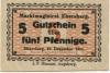 Ebersberg - Markt - 15.12.1916 - 5 Pfennig 