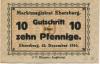 Ebersberg - Markt - 15.12.1916 - 10 Pfennig 