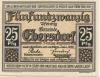 Ebersdorf (heute: Saalburg-Ebersdorf) - Gemeinde - 1.7.1921 - 25 Pfennig 