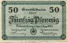 Eckartsberga - Stadt - 1.8.1920 - 50 Pfennig 