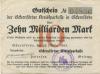 Eckernförde - Kreissparkasse - 15.10.1923 - 50 Milliarden Mark 