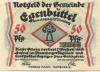 Egenbüttel (heute: Rellingen) - Gemeinde - -- - 50 Pfennig 