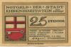 Ehrenbreitstein (heute: Koblenz) - Stadt - 3.8.1921 - 25 Pfennig 