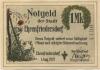 Ehrenfriedersdorf - Stadt - 1.8.1921 - 1 Mark 