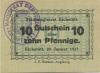 Eichstätt - Stadt - 20.1.1917 - 10 Pfennig 