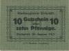 Eichstätt - Stadt - 20.1.1917 - 10 Pfennig 