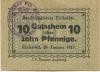 Eichstätt - Stadt - 20.1.1917 - 10 Pfennig 