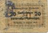 Eichstätt - Stadt - 20.1.1917 - 20 Pfennig 