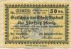 Einbeck - Stadt - Mai 1917 - 15.5.1919 - 50 Pfennig 