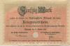 Eisenach - Stadt - 24.10.1918 - 1.2.1919 - 50 Mark 