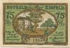 Eisfeld - Stadt - August 1921 - 75 Pfennig 
