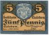 Eisleben - Stadt - 1.10.1920 - 5 Pfennig 