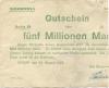 Eitorf - Bürgermeisterei - 22.8.1923 - 5 Millionen Mark 