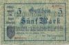 Elberfeld (heute: Wuppertal) - Stadt - 25.10.1918 - 1.2.1919 - 5 Mark 