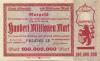 Elberfeld (heute: Wuppertal) - Stadt - 18.8.1923  - 5 Millionen Mark 