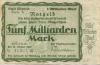 Elberfeld (heute: Wuppertal) - Stadt - 15.10.1923  - 5 Milliarden Mark 