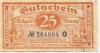 Elberfeld (heute: Wuppertal) - Stadt - 15.11.1919 - 25 Pfennig 