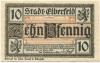 Elberfeld (heute: Wuppertal) - Stadt - 10.3.1920 - 10 Pfennig 
