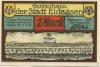 Eldagsen (heute: Springe) - Stadt - 1.6.1921 - 1.2.1922 - 1 Mark 