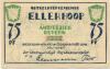 Ellerhoop - Gemeinde - - 1.12.1921 - 75 Pfennig 