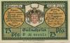 Ellrich - Stadt - 1.9.1921 - 75 Pfennig 