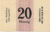 Ellwangen - Offizier-Gefangenenlager - -- - 20 Pfennig 