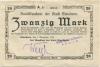 Elmshorn -Kredit-Verein eGmuH - 7.11.1918 - 31.12.1918 - 20 Mark 