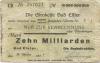 Elster (Bad) - Badedirektion - 26.10.1923 - 10 Milliarden Mark 