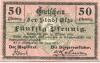 Elze - Stadt - Juni 1917 - 15.10.1919 - 50 Pfennig 
