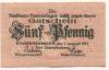 Emmendingen - Stadt - 1.8.1917 - 5 Pfennig 