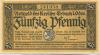 Erbach - Kreis - November 1918 - 1.4.1919 - 50 Pfennig 